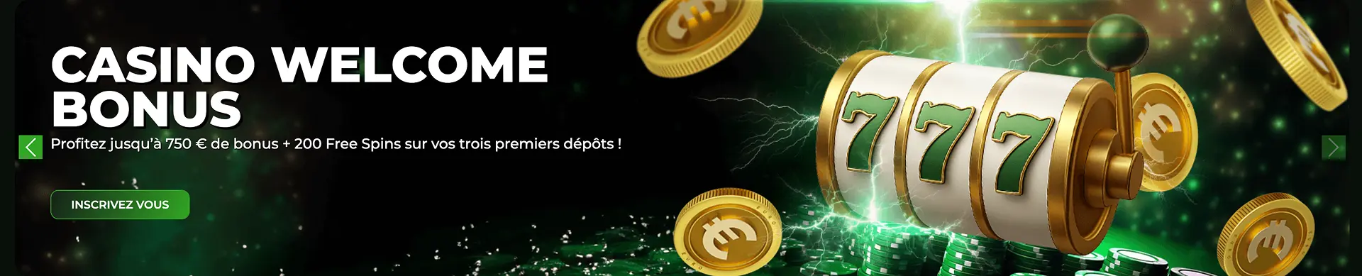 Bonus de bienvenue